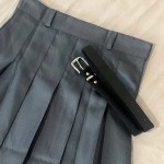 Chân váy midi dáng dài lưng cao V0006