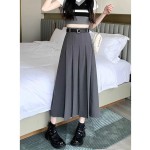 Chân váy midi dáng dài lưng cao V0006
