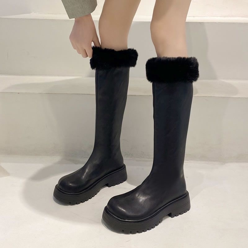 Boot cổ lông xinh S0029