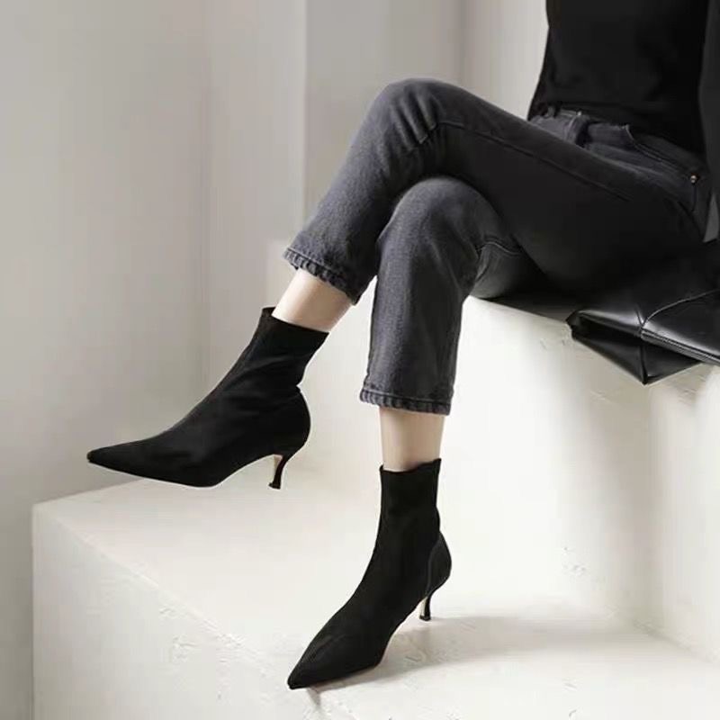 Giày boot gót nhọn S0016