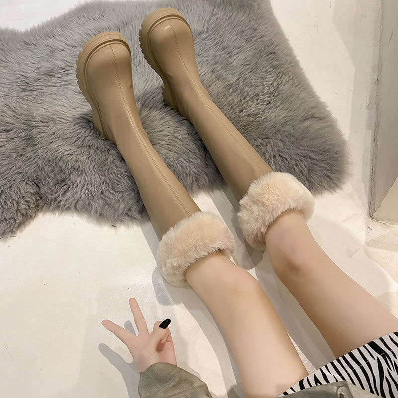 Boot cổ lông xinh S0029