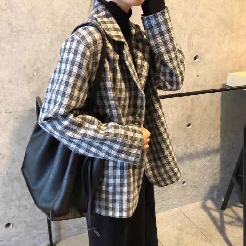Blazer kẻ xinh