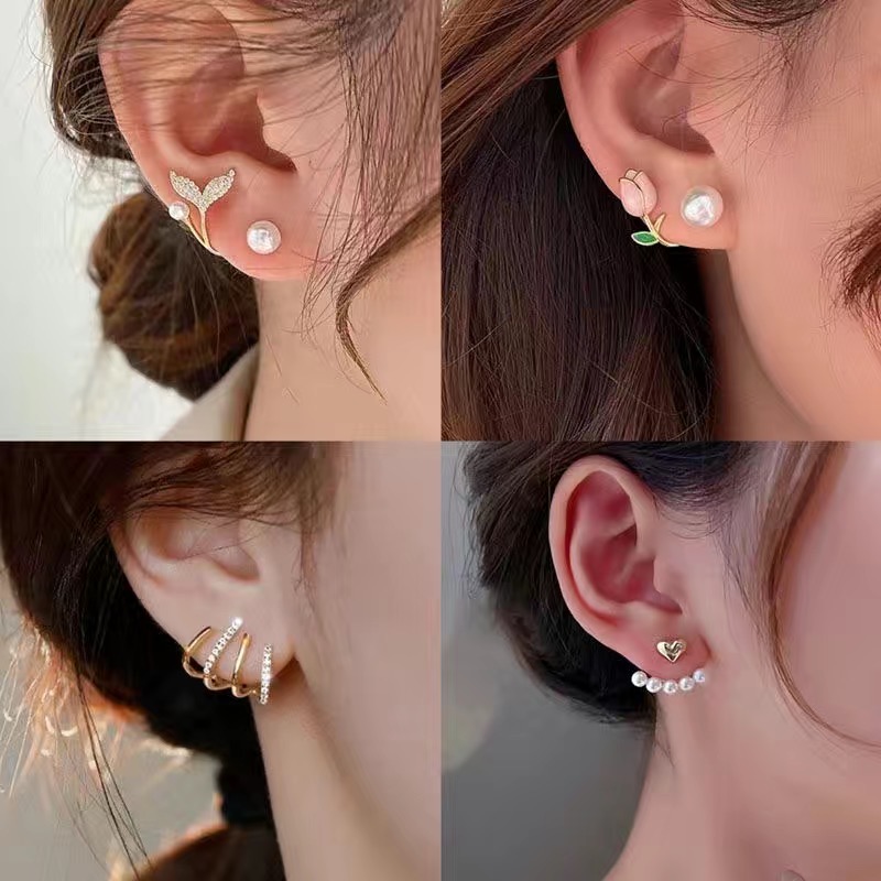 Set 4 - 9 khuyên tai J0001