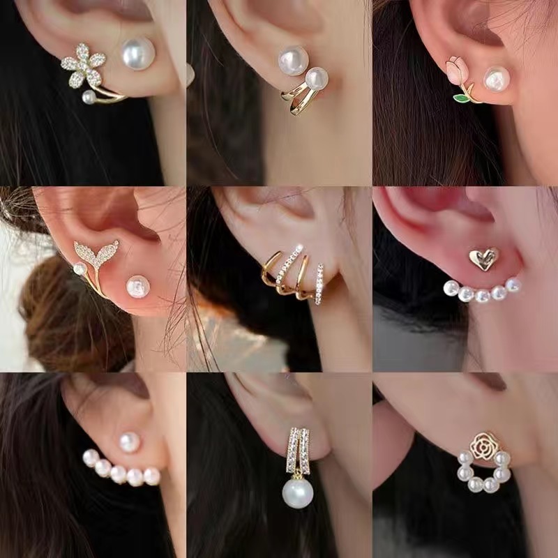 Set 4 - 9 khuyên tai J0001