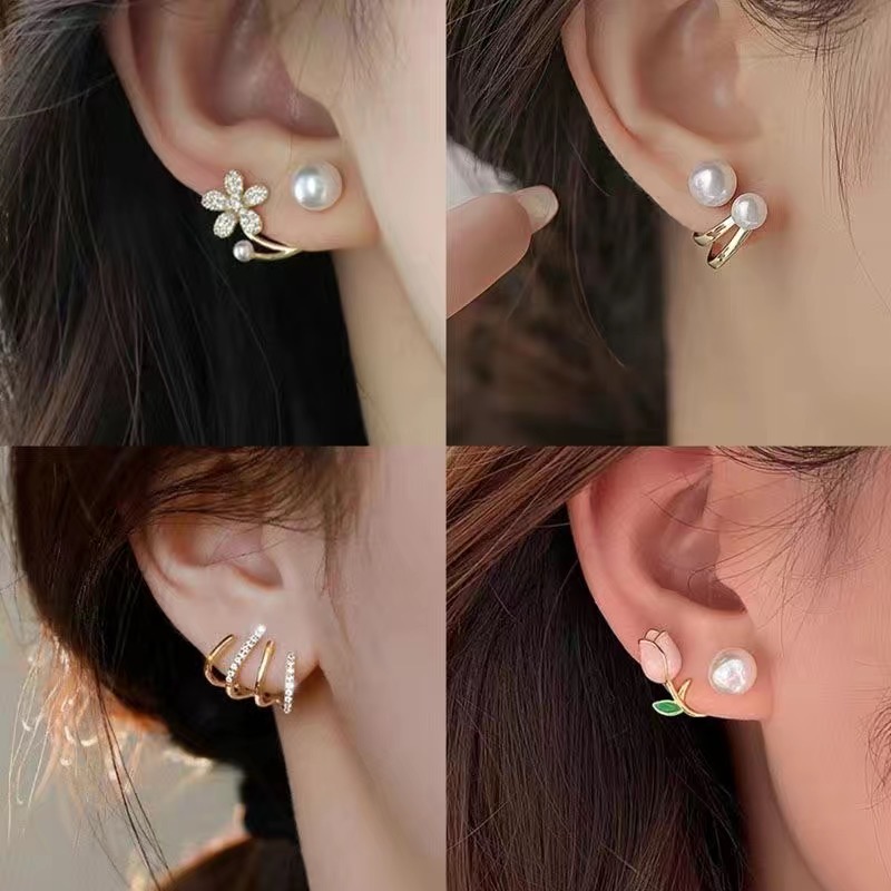 Set 4 - 9 khuyên tai J0001
