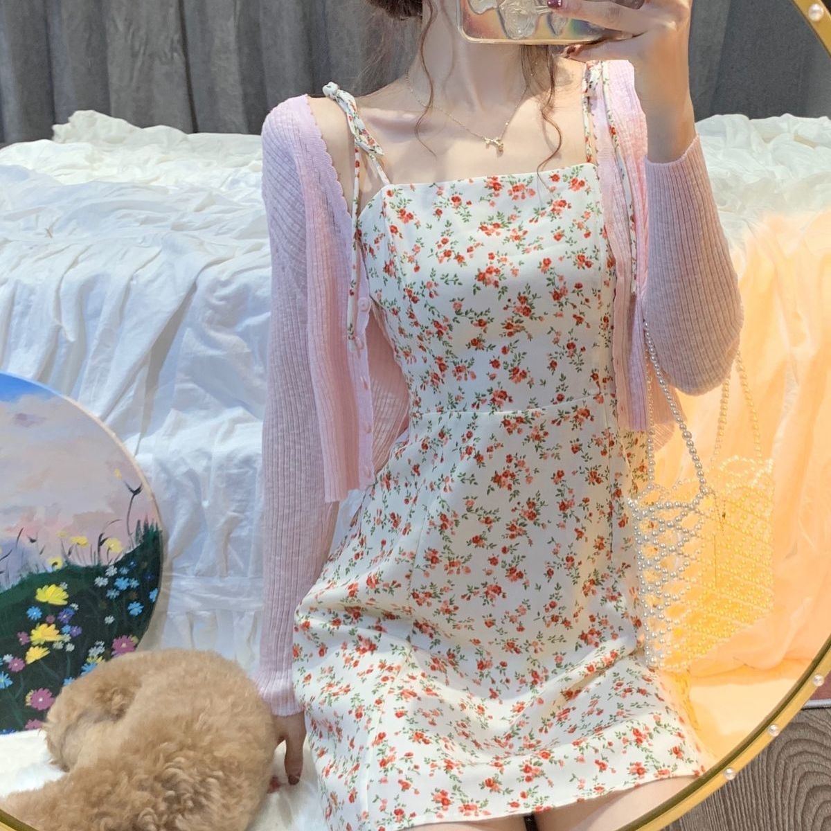 Set váy hoa xinh SN0060