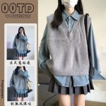 Set váy sơ mi và gile SN0012