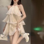 Váy hở vai xinh V0006