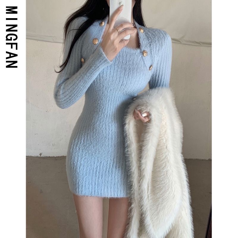 Váy len xinh dày dặn V0018