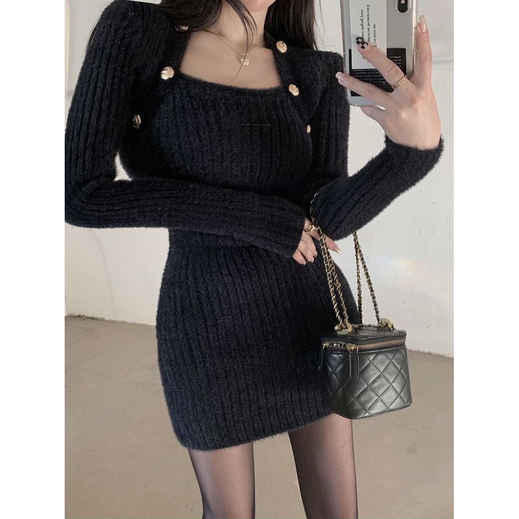 Váy len xinh dày dặn V0018