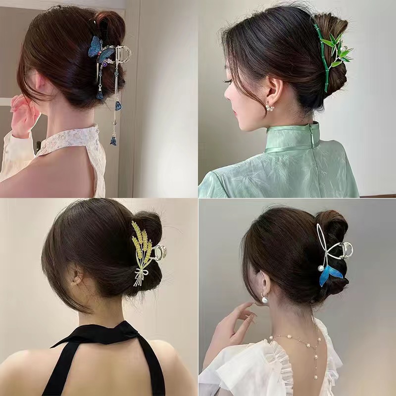 Set 4 kẹp đơn giản nhẹ nhàng KT0004