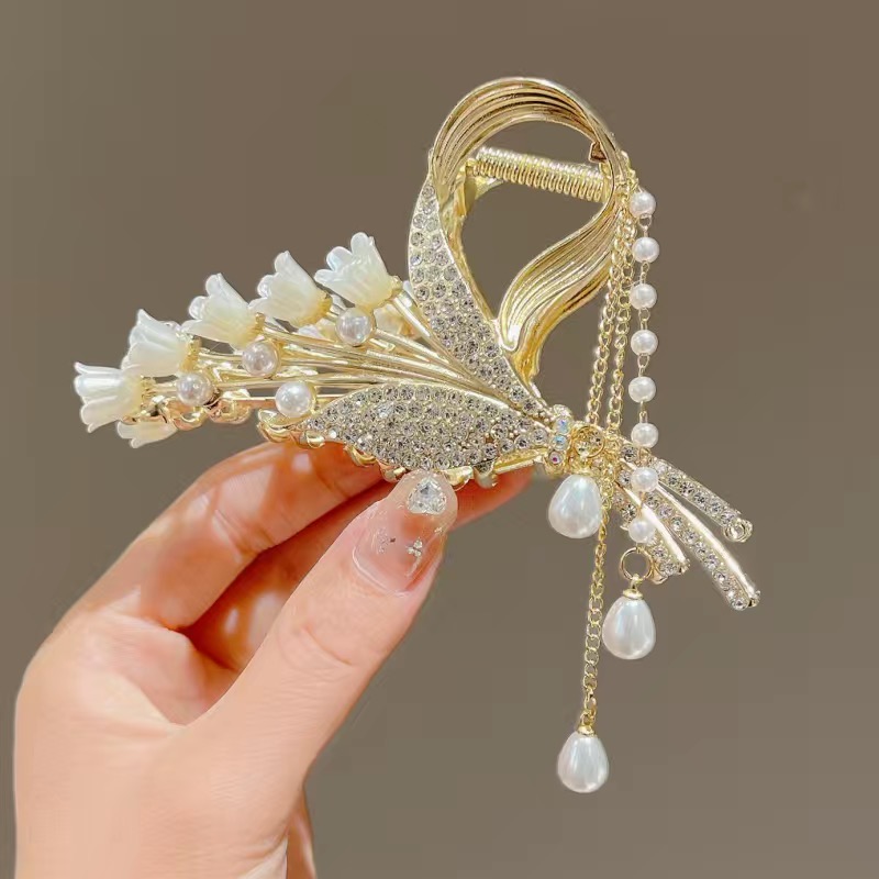 Set 4 kẹp đính đá KT0008